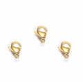 Lobster Clasps Hooks - 18K Gold Plated, 316 Stainless Steel