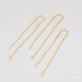 U Stem Threader - 18K Gold Plated, 316 Stainless Steel PVD