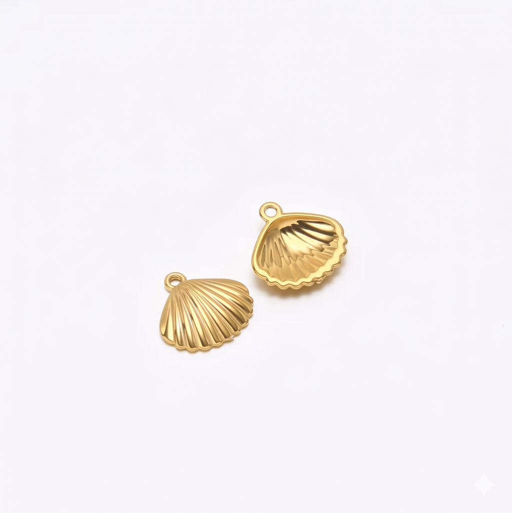 Shell Charm - Stainless Steel PVD