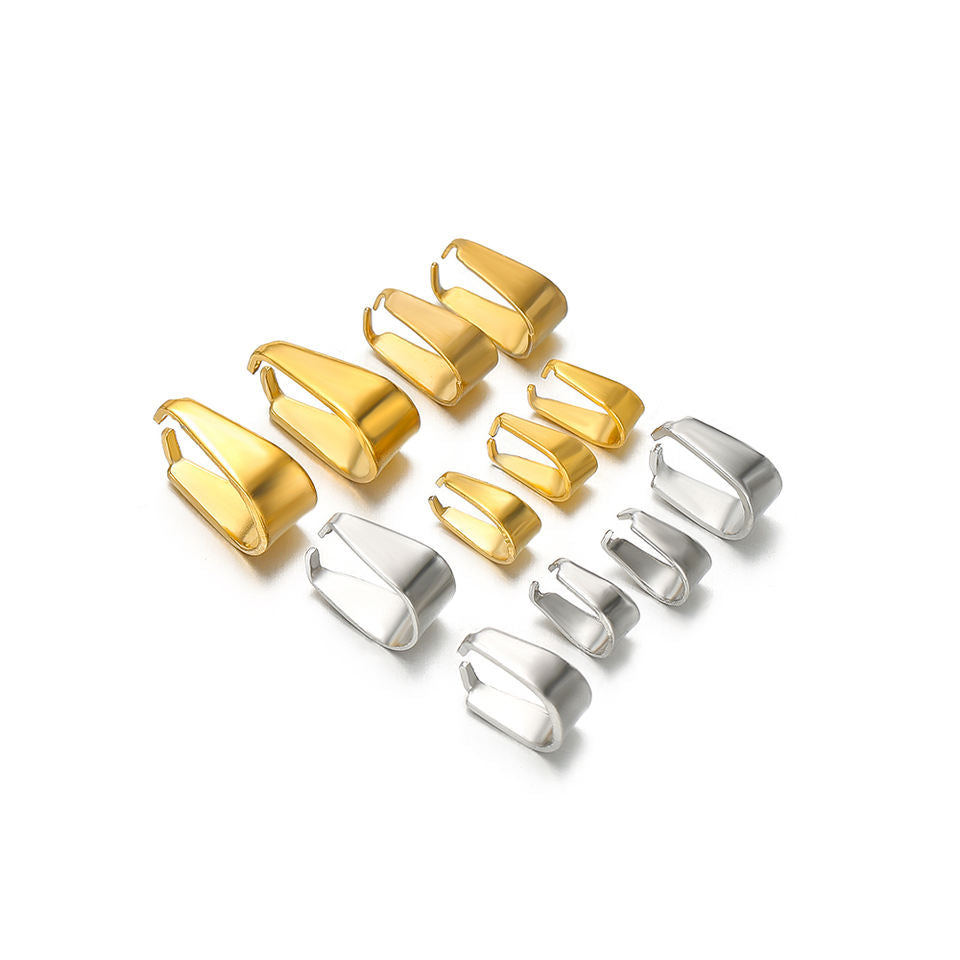 50pcs-stainless-steel-pendant-charms-clip-clasps-buckle-connectors-diy-jewelry-findings view 6