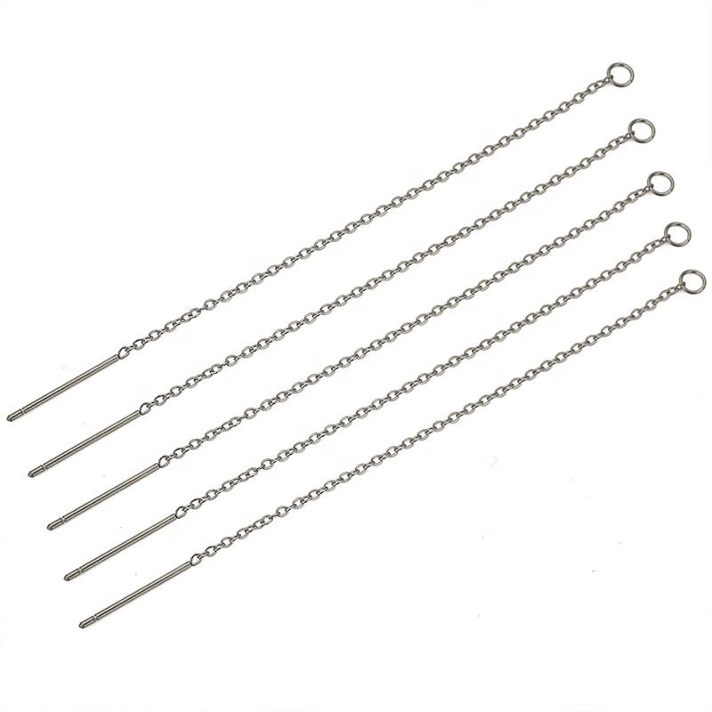 gold-plated-stainless-steel-8cm-chain-ear-line-earrings-diy-women-dangle-jewelry view 3