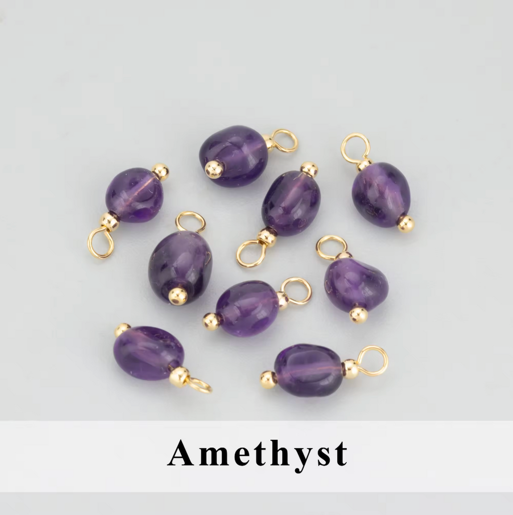 Wire Wrapped Amethyst Crystals