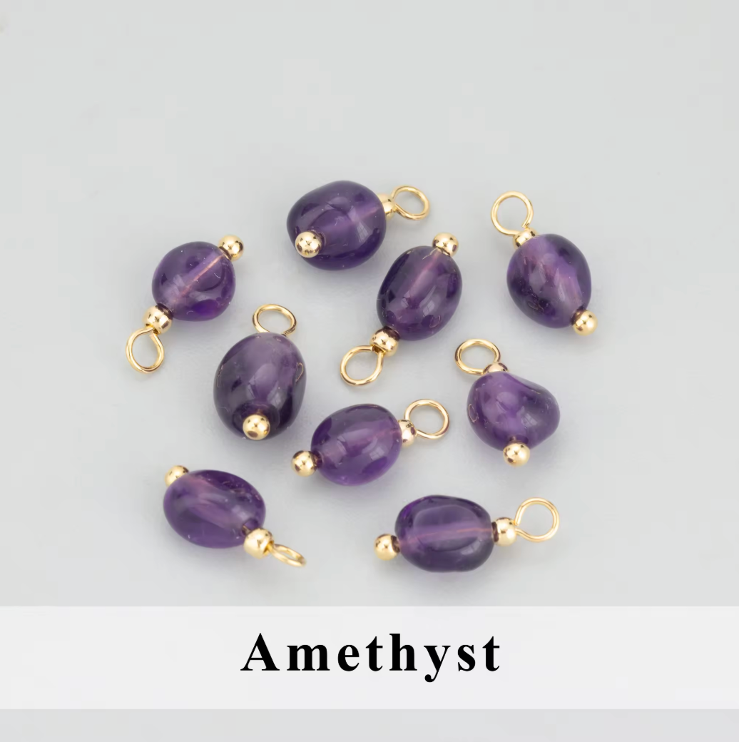 Wire Wrapped Amethyst Crystals